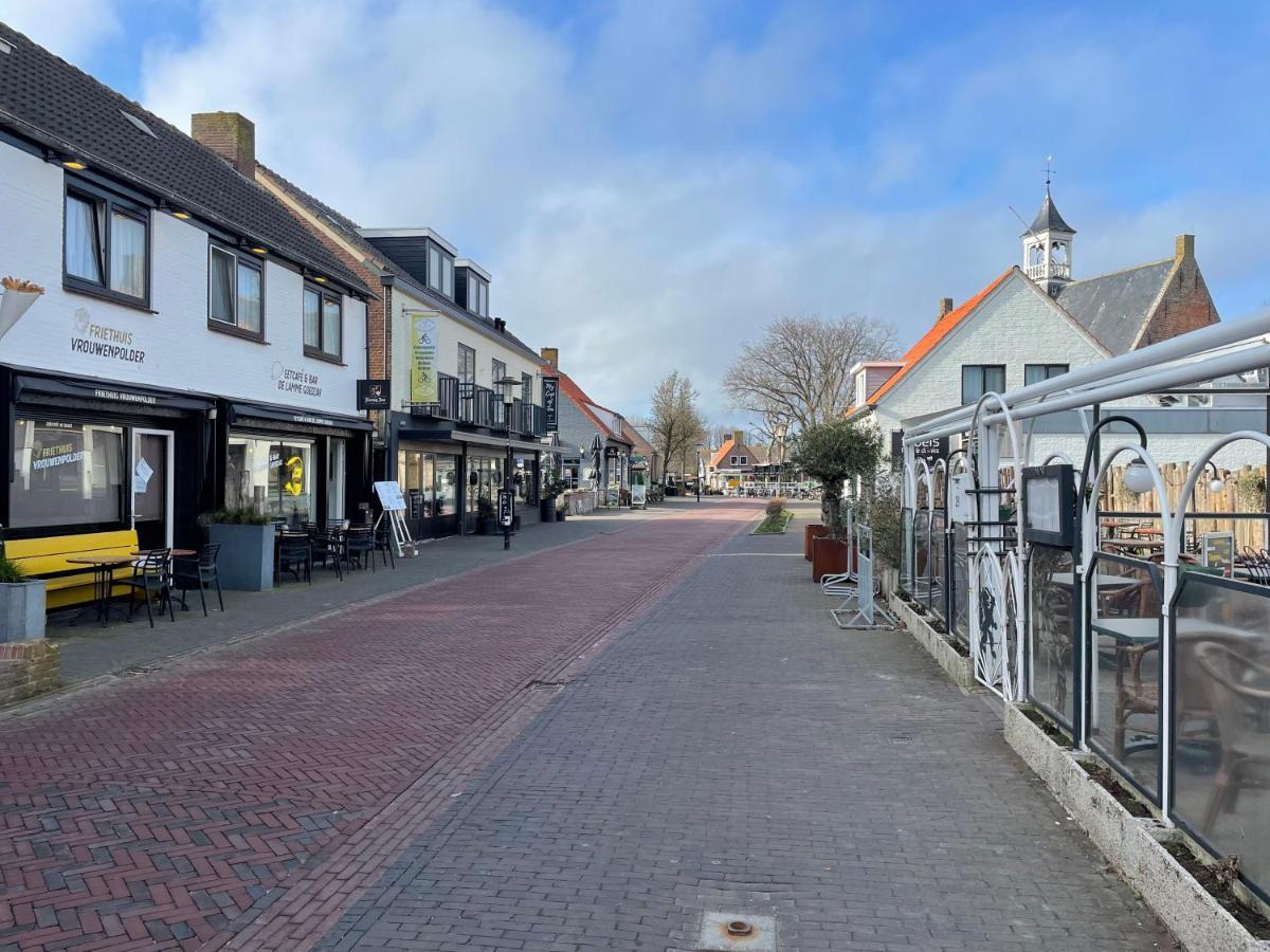 Dorpsdijk 49, Vrouwenpolder Vakantie Bagian luar foto